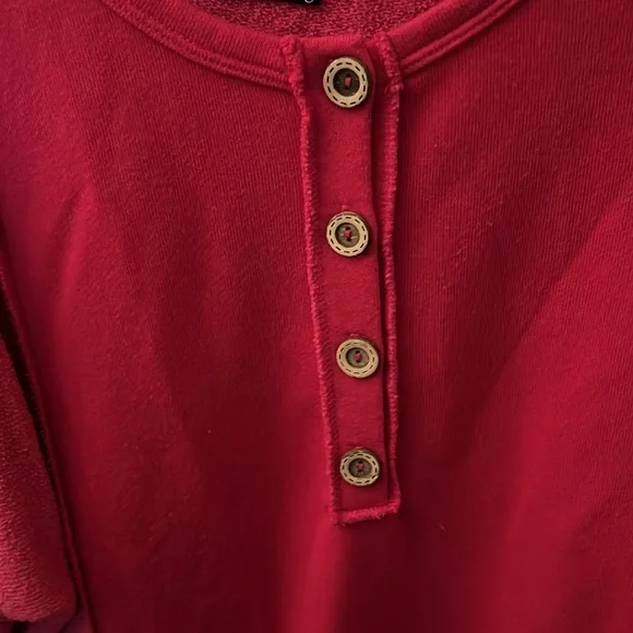 HEIMISH USA Hot Pink Buttoned Top - Picture 3 of 4